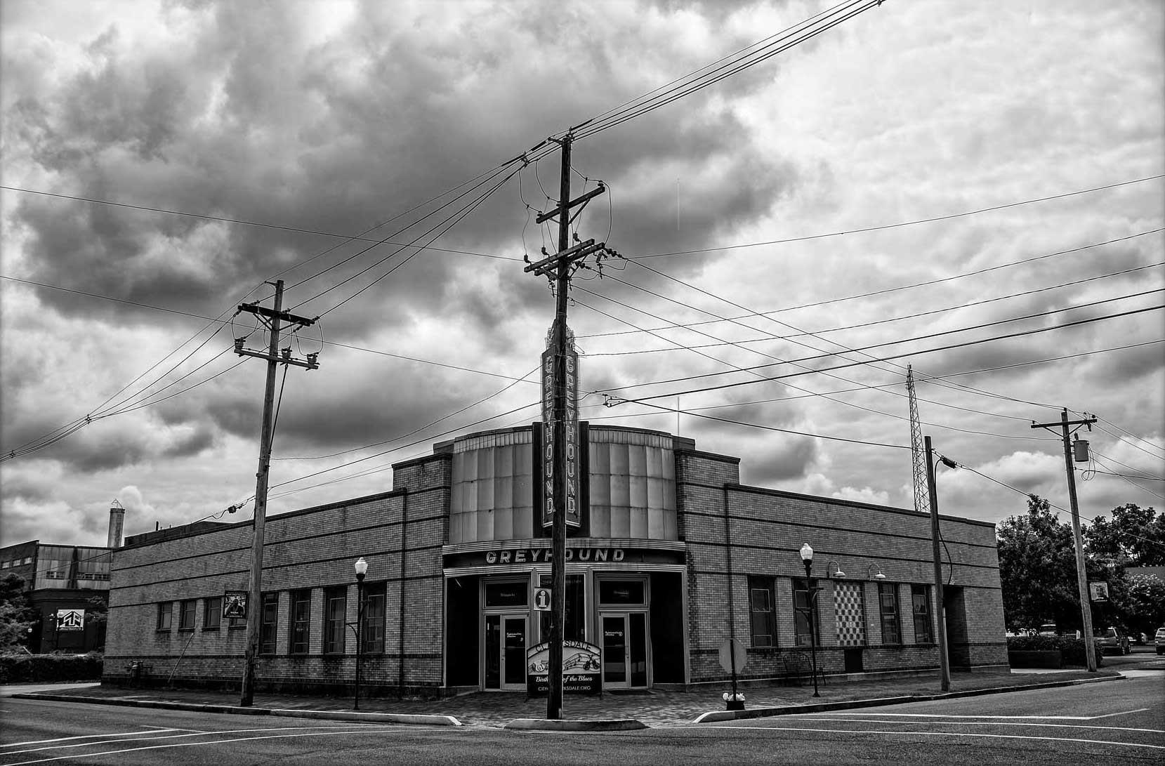 Clarksdale, former Greyhound Bus Terminal fotorene
