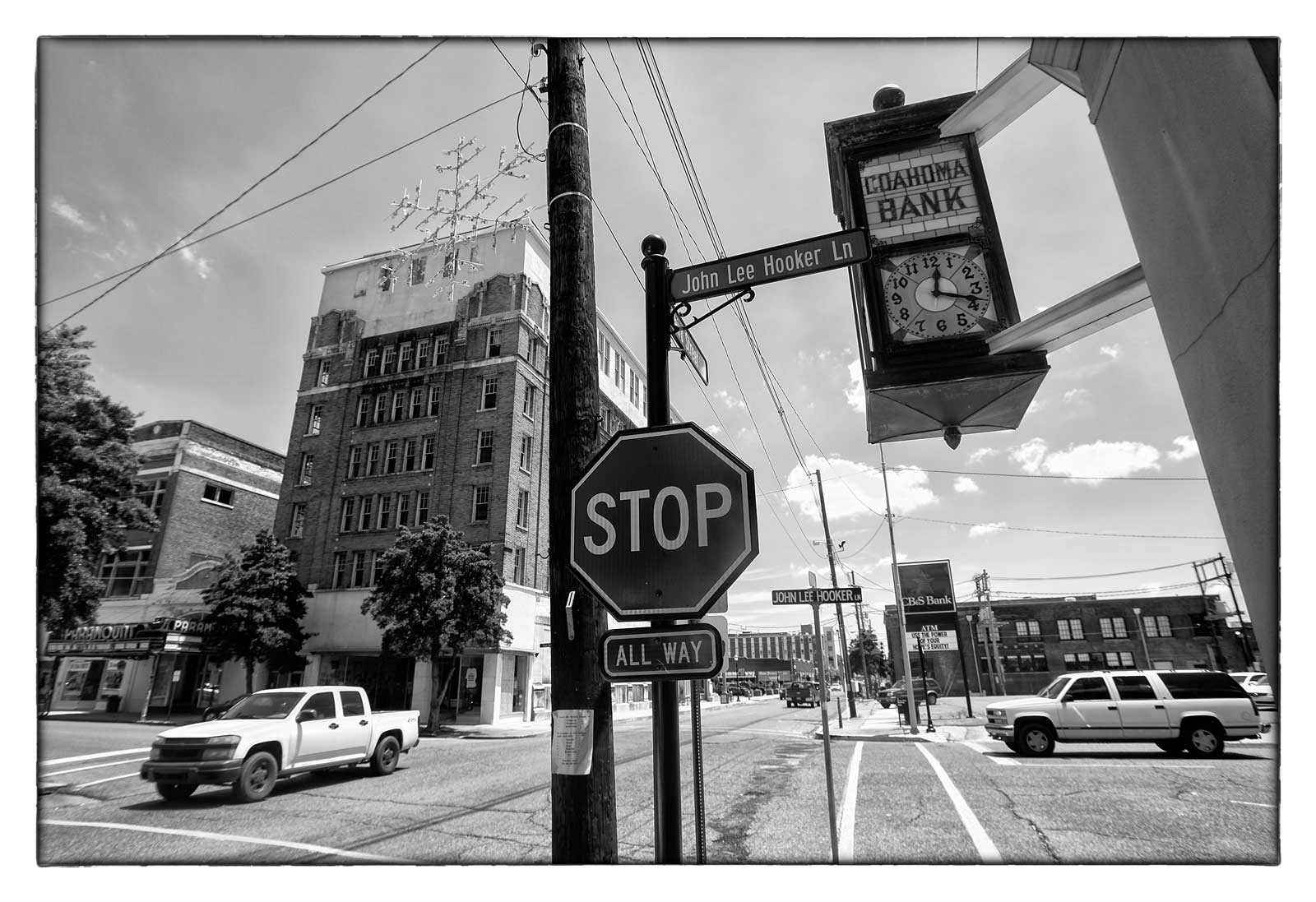 Clarksdale corner 3rd St and John Lee Hooker Ln