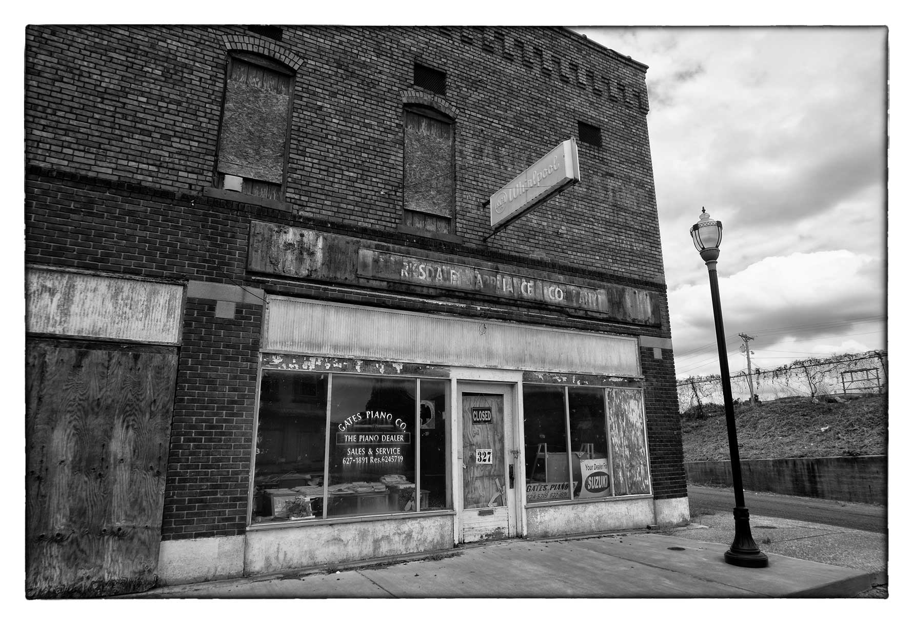 Clarksdale, the old piano shop